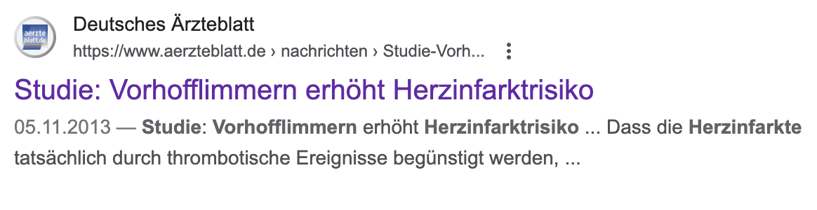 Studie: Vorhofflimmern